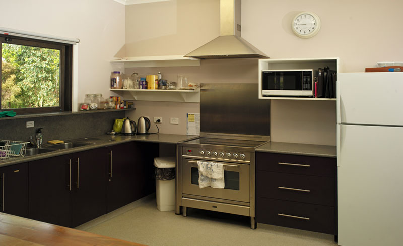 Kitchen facilities at Christmas Hills Hall